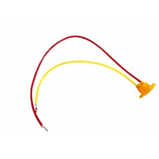 百盾一体充电口带线带铜片 2.0平方40*60防脱焊